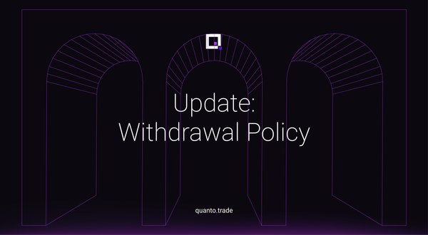 Withdrawal Policy Update